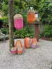 Van der Leeden Laterne PINK Jute Natur/Fuchsia | Ø 34cm H Produktbild-Vorschau 6