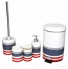 Ensemble de salle de bain 5 pièces Atlantik maritime brosse Voir les images du produit 1
