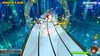 A video game scene with characters on a musical path. Produktbild-Vorschau