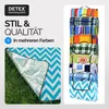 A collage of picnic blankets, with one laid out on grass and others stacked. Produktbild-Vorschau