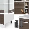 Singleküche Vicco R-Line Edelgrau/Weiß 160 cm , AP Marmor, Produktbild-Vorschau 7