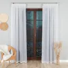 VOILE - Tenda pronta per l'uso con nastro a balze - 140x230 Anteprima dell’immagine prodotto 2