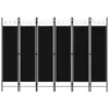 vidaXL Séparation de pièce 6 pcs. noir 240 x 180 cm - Voir les images du produit 12