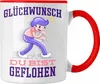 Trendation - Glückwunsch Du Bist Geflohen Tasse Jobwechsel Produktbild-Vorschau 1