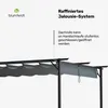 Blumfeldt Pergola 3x4 m, Wetterfestes Polyesterdach & Produktbild-Vorschau 4