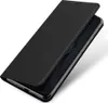A black flip phone case is shown at an angle on a white background. Produktbild-Vorschau