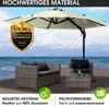 Alu Ampelschirm 360cm beige Produktbild-Vorschau 4