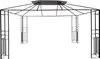 paramondo Deluxe Gartenpavillon, 4 x 3 m, anthrazit Produktbild-Vorschau 3