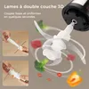 YASHE Tritatutto BM-MG105, 500 W, 1,8 L, 2 velocità Anteprima dell’immagine prodotto 6