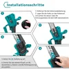 Tronçonneuse sans fil 8 pouces Mini Tronçonneuse sans Voir les images du produit 6