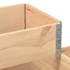 vidaXL 3-poschodová vyvýšená posteľ 120x80 cm z masívneho Náhľad obrázku produktu 7