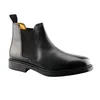 A black leather Chelsea boot is shown against a white background. Náhľad obrázku produktu