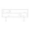 Couchtisch NUBIA NB-03 Wohnzimmertisch 100 cm Beistelltisch Produktbild-Vorschau 5
