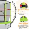 COSTWAY Ø165cm Gartentrampolin mit Sicherheitsnetz, Produktbild-Vorschau 3