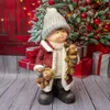 Figurka dekoracyjna chłopiec z misiami 42 cm Solis Decor Podgląd zdjęcia produktu 1
