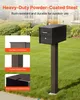 A mailbox post with a mailbox on it, set in a grassy yard in front of a house. Anteprima dell’immagine prodotto