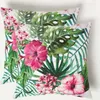 HOMESCAPES Gartenkissen Hibiskus-Blüten – 2er-Set Outdoor Produktbild-Vorschau 1