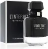 A product shot of Givenchy L'Interdit Intense Eau de Parfum for women, with its packaging. Produktbild-Vorschau