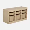 sweeek - Kinder-Aufbewahrungsmöbel mit Holzdekor und 6 Produktbild-Vorschau 1