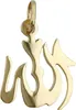 Anhänger 18x15mm Allah glänzend 14Kt GOLD gold 18x15mm Produktbild-Vorschau 1