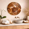 Wand-Deko aus Teakholz BAGIAN rund 40 cm Unikat Wandbild Produktbild-Vorschau 1