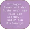 Mr. & Mrs. Panda Tischuntersetzer Spruch Biologin Mikroskop Produktbild-Vorschau 1