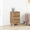 vidaXL Nachttisch Eiche handwerklich 40 x 35 x 70 cm Produktbild-Vorschau 1