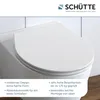 Sedile per WC SCHÜTTE Duroplast SLIM WHITE, sedile per WC Anteprima dell’immagine prodotto 2