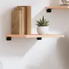 Wandregal 40x40x2 cm Massivholz Eiche Unbehandelt Produktbild-Vorschau 2