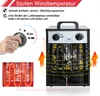 UISEBRT Heizlüfter Elektroheizung 3KW 220V Bauheizer Produktbild-Vorschau 6