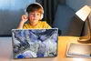 MuchoWow® Laptop Aufkleber Sticker Cover Marmor - Gold - Produktbild-Vorschau 3