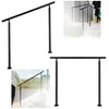 Collage of handrails for stairs, showing different angles and settings. Produktbild-Vorschau