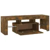 vidaXL TV-Schrank mit LED-Leuchten Räuchereiche 120x35x40 Produktbild-Vorschau 16