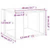 vidaXL Table basse chêne Sonoma 40x40x30 cm bois composite Voir les images du produit 7