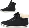 Mytrendshoe Warm Gefütterte Damen Sneakers High Kunstfell Produktbild-Vorschau 2