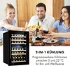 Klarstein Weinkühlschrank 2 Zonen, 132L Produktbild-Vorschau 5