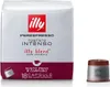 A package of illy Iperespresso coffee capsules and one individual capsule. Produktbild-Vorschau