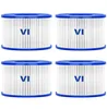 Poolfilter, Filter VI für Pool, Filterkartuschen, 4x Ersatz Produktbild-Vorschau 1