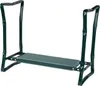 A dark green garden stool with handles and a padded seat, shown against a white background. Produktbild-Vorschau