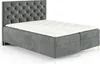 Sofello Boxspringbett 140 x 200cm 2x Bettkasten TOPPER 5cm Produktbild-Vorschau 2