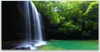 Glasbilder 140x70 Wandbild Druck auf Glas Wasserfall Wald Produktbild-Vorschau 1