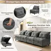 Modulares 4-Sitzer Sofa mit Stauraum unter allen Produktbild-Vorschau 6