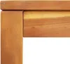 vidaXL Stół ogrodowy 110x110x75 cm z litego drewna Podgląd zdjęcia produktu 15