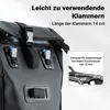 Wiltec brašna na nosič matná černá, brašna na kolo na nosič Náhled obrázku produktu 6