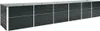 A long, rectangular raised garden bed made of galvanized steel with an anthracite finish. Náhľad obrázku produktu