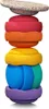 Stapelstein 6er Set mit Board Rainbow Classic Náhľad obrázku produktu 4