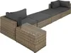 Rattan Lounge San Domino mit Aluminiumgestell für 2 bis 4 Produktbild-Vorschau 10