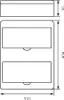 Aufputz-Modulverteiler 2 x 12-fach (N+PE) Fala RN IP40 7,5 Produktbild-Vorschau 5