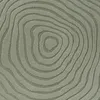 Tappeto rotondo verde con struttura a onde moderno e di Anteprima dell’immagine prodotto 3