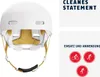 Casco da bici ABUS XOXO - casco da città in look skater - Anteprima dell’immagine prodotto 2